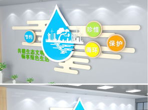 简洁大气绿色环保科技企业文化墙公司形象墙设计图片 高清下载 效果图10.35mb 办公室文化墙大全